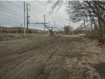 New station site looking west